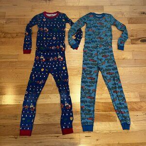 Kids Hanna Andersson 100% Organic Cotton 2 pc Pajamas Jammies Pjs Sleep Sets 12